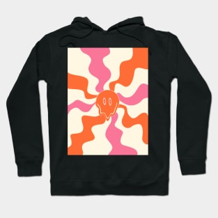 Smile Melt - Pink, Orange and Cream Hoodie